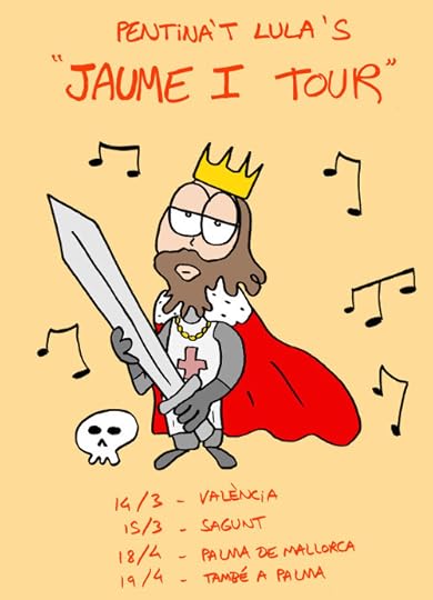 Cartel de la Pentina't Lula's Jaume I Tour