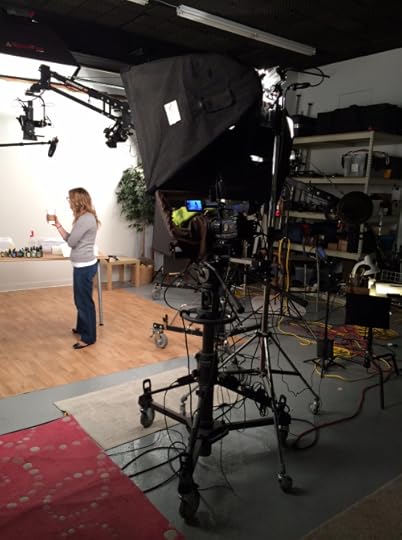 There was time for coffee; Amy Jones from North Light waits for the go-ahead to start again.