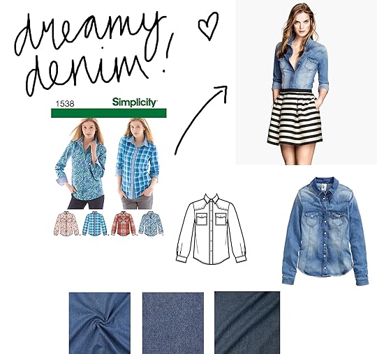 Style Sunday The Denim Shirt Made Peachy