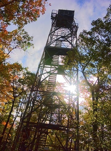 Scenic tower, where Liz once made wishes on sunshine.