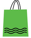 lime shopping bag