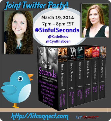 http://events.litconnect.com/joint-twitter-party-sinful-seconds-boxed-set-w-katie-reus-cynthia-eden/