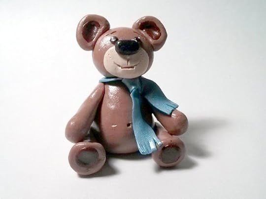 Tristan the Teddy Bear Hand Sculpted Statuette by Charmingly Geeky
