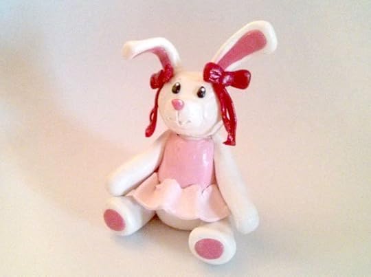 Wilma Bunny Hand Sculpted Statuette by Charmingly Geeky