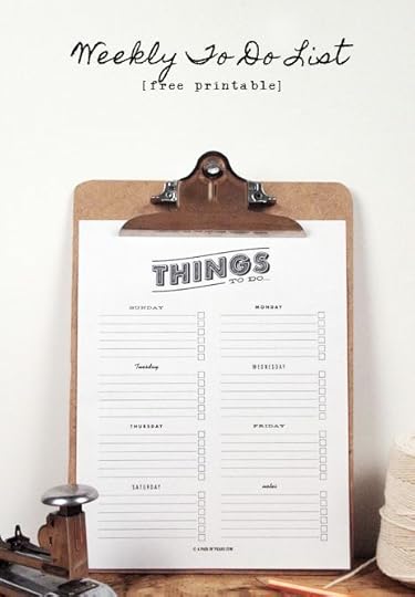 10 Free Printable To Do Lists Made Peachy