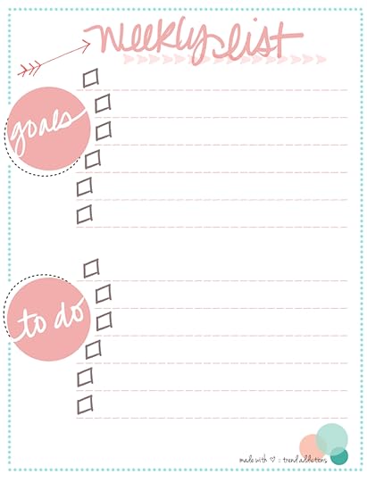 10 Free Printable To Do Lists Made Peachy