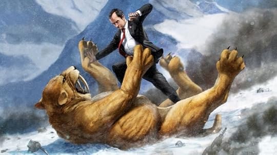 Man Beating Sabertooth