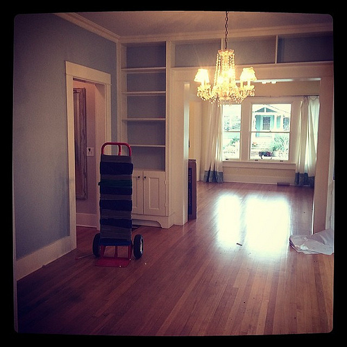 Moving day. Way more emotional today than I expected. The good news? She is technically still ours. We are now officially soon to be landlords of a most adorable bungalow.