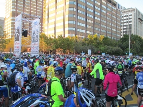 Argus Riders--DD Group--Surging toward the Starting Line