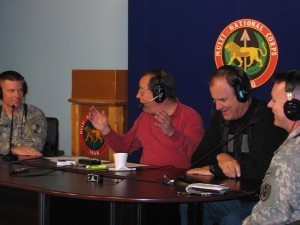 Ron Barr with Fox Announcer and former NFL Coach Brian Billick.