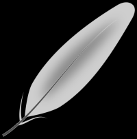 Freedom, represented by feathers, or wings
