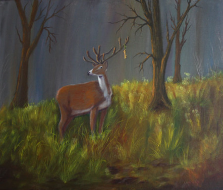 He Who Holds the Key 20″x24″ acrylic on wrapped canvas Dawn Blair ©2014