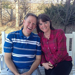 Front porchin it at the Lancaster House on a gorgeous day