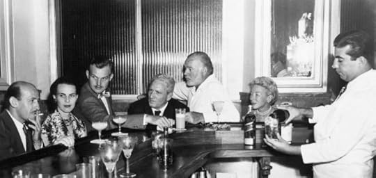 Ernest Hemingway at the bar - again