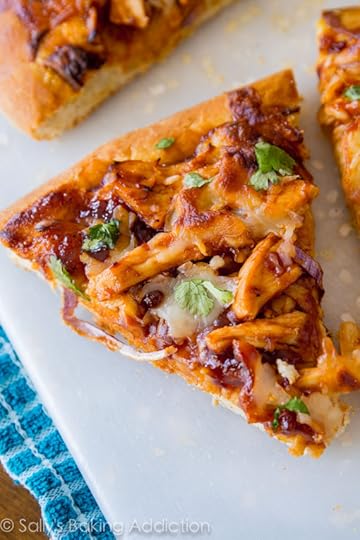 Homemade BBQ Chicken Pizza recipe by sallysbakingaddiction.com. Ditch the delivery, this pizza will be your new favorite!