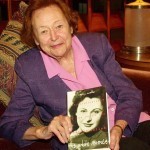 Nancy wake with book