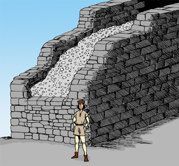 castle wall thickness