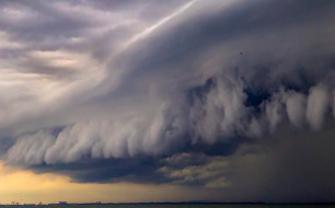 Storm clouds over Port Brisbane ©