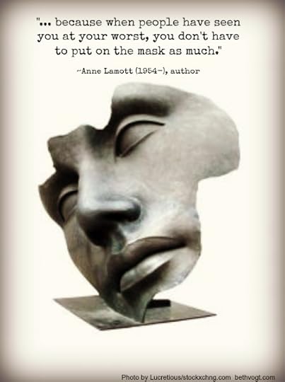 Mask quote Lamott 3.13.14