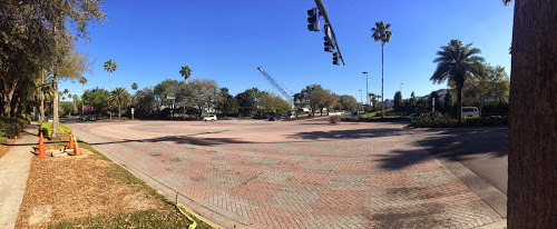Universal's Cabana Bay Beach Resort Garden Bridge is under construction (photos by Seth Kubersky)