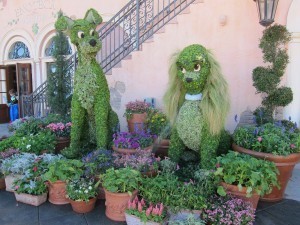Topiary Lady & the Tramp