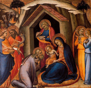 Adoration of the Magi, Luca di Tomme, 1365