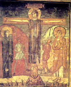 Crucifixion, 8th C, Santa Maria Antigua