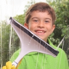 spring cleaning with kids