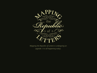 Mapping the republic of letters