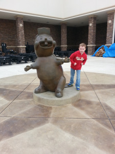 We drove down to San Antonio to visit family, and stopped at Buc-ee's.