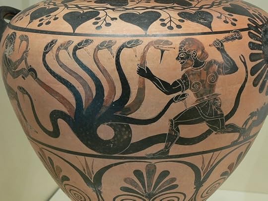 Hercules killing the hundred headed Hydra