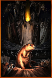 Thimblerig's Ark Cover Artwork by Burton Booz