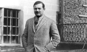 A young Hemingway in Paris.