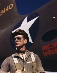 This pilot is just trying to look cool. Photo from gordonf.hubpages.com