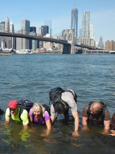 Photo: GoRuck water push-ups!
