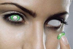 When Irish eyes are smiling... It can be damn scary.