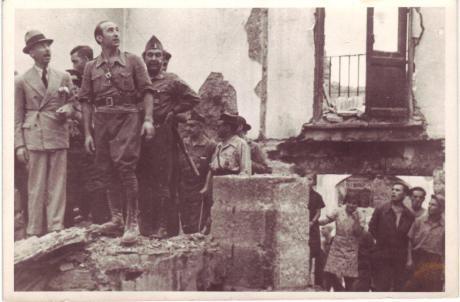 Josep Miret en el Frente de Aragón