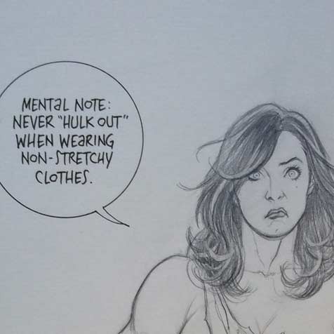 FRANK CHO: She-Hulk commission