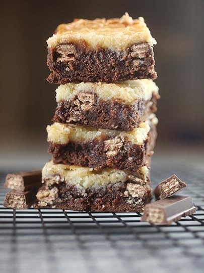 Kit Kat Cream Cheese Brownies