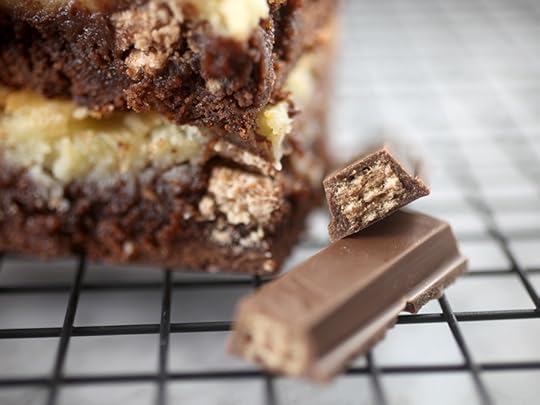 Kit Kat Cream Cheese Brownies