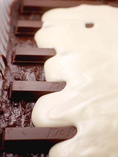 Kit Kat Cream Cheese Brownies