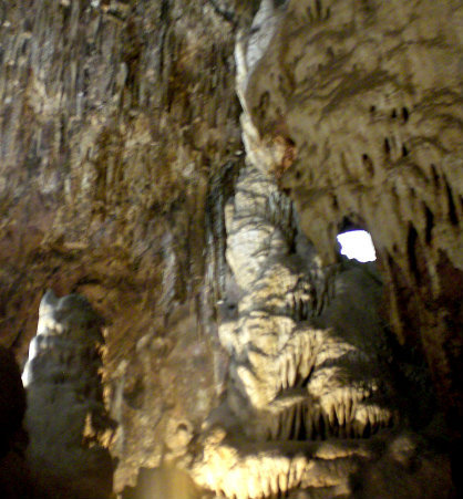 Colossal Cave - limestone formation - Carol Cox