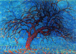 avond-evening-the-red-tree