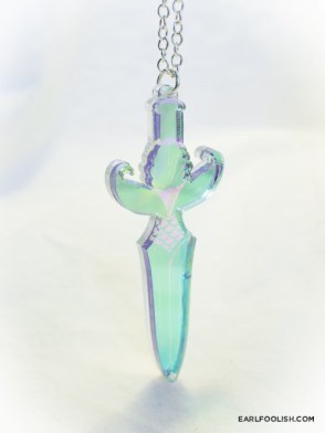 Glass Dagger necklace - available at earlfoolish.com