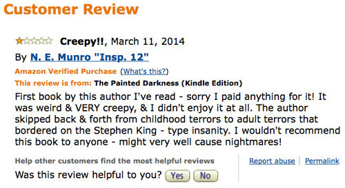 The Painted Darkness One Star Review