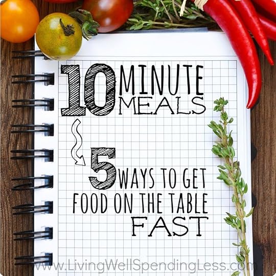 10 Minute Meals Notebook Square
