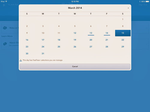 Disney World annual Passholder advance FastPass+