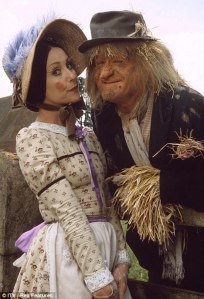 Mrs Hudson from Sherlock, what are you doing with the Third Doctor?