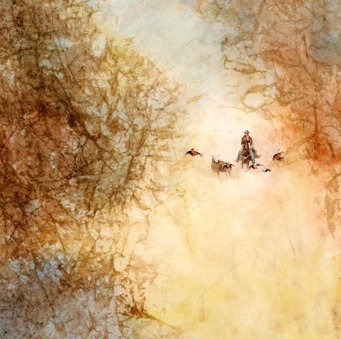 Wings and Hooves / framed giclee print