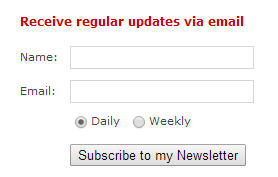 Newsletter subscription graphic Important message for subscribers